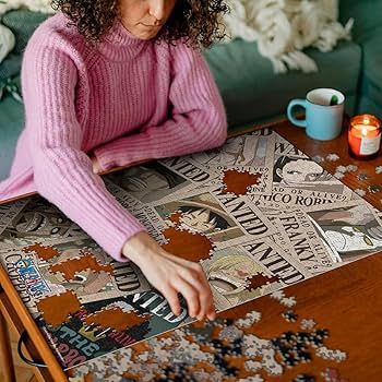 ONE PIECE １〜60& WANTED Placa Decorativa One Piece Quadro Wanted Recompensa Coleção